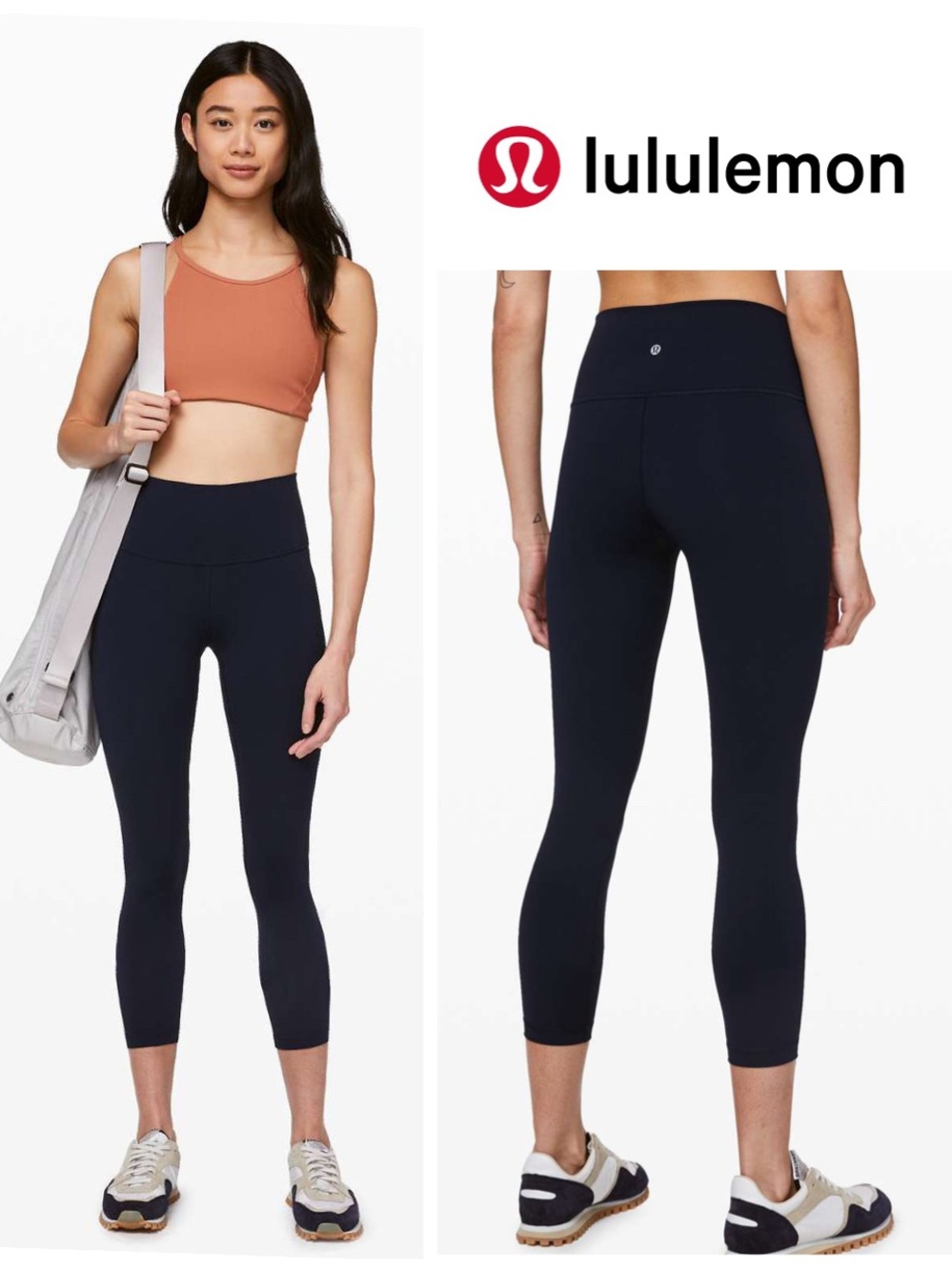 Lululemon Wunder Under High Rise Tight 25” Full On Luxtreme in True Navy